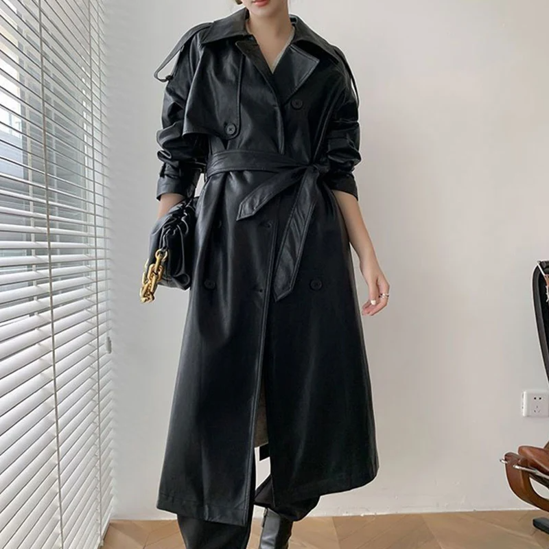 LAURA Leather Coat