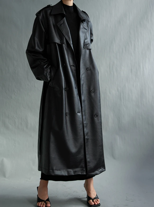 LAURA Leather Coat
