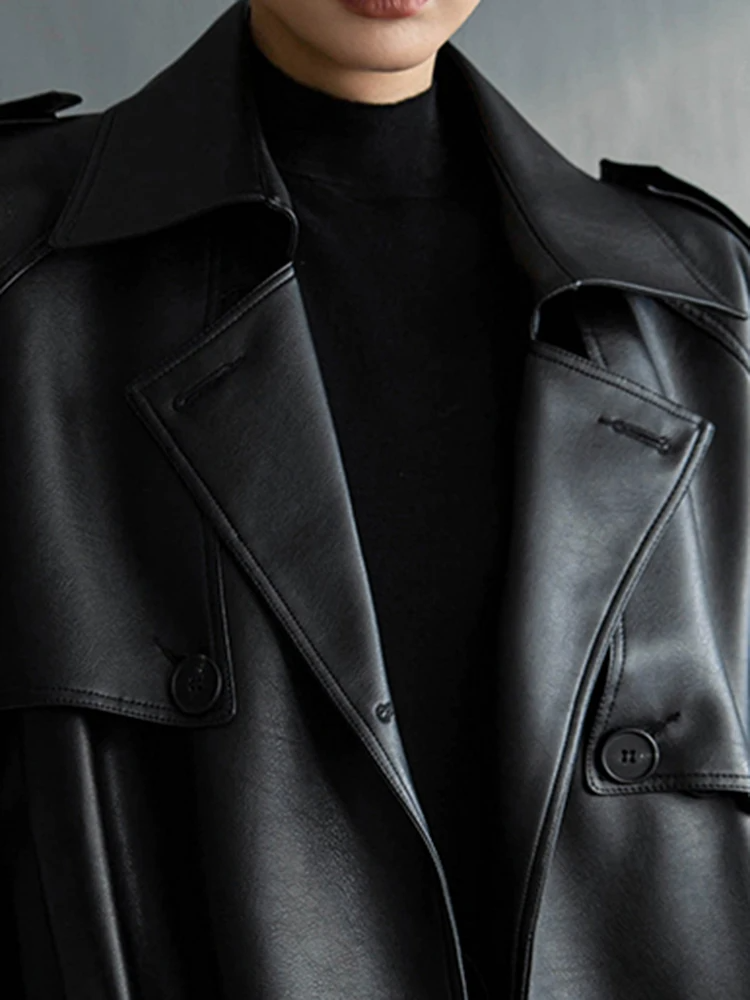 LAURA Leather Coat