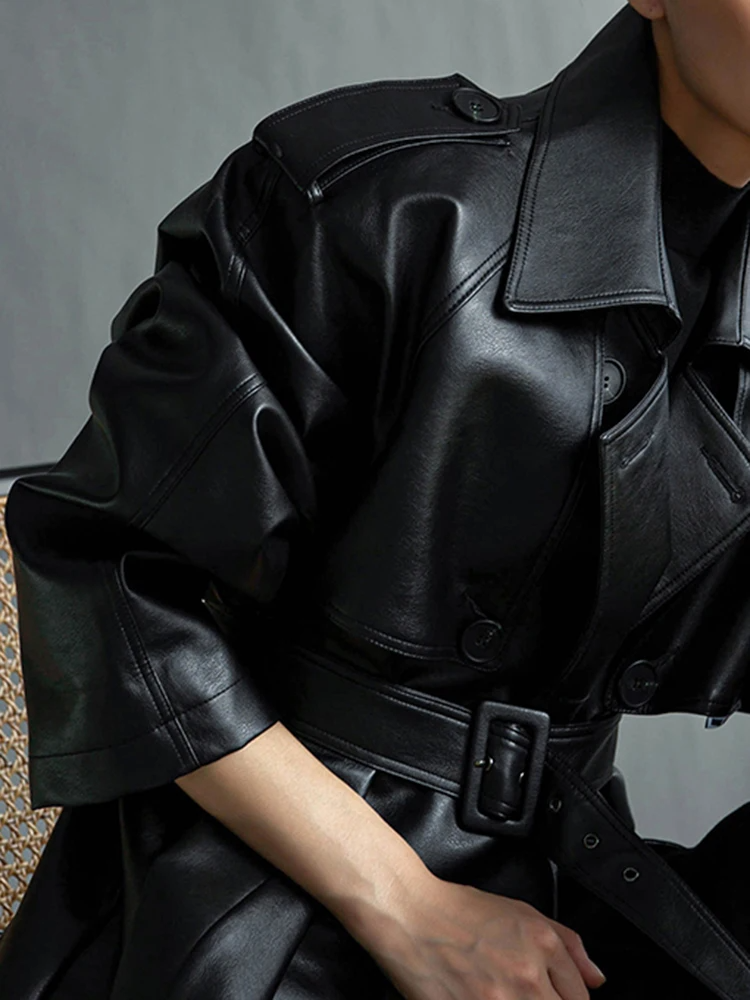 LAURA Leather Coat
