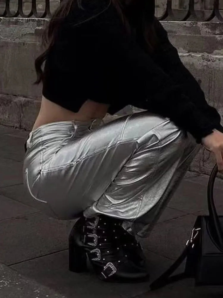 TEREZA Silver Trousers