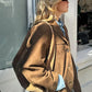 IWANNA™  VINTAGE Brown Suede Leather Jacket