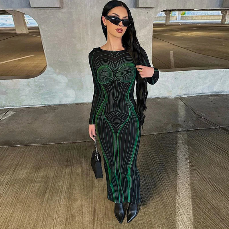 Grase Long Dress