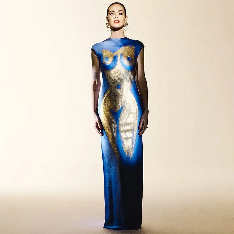Slavino Long Dress