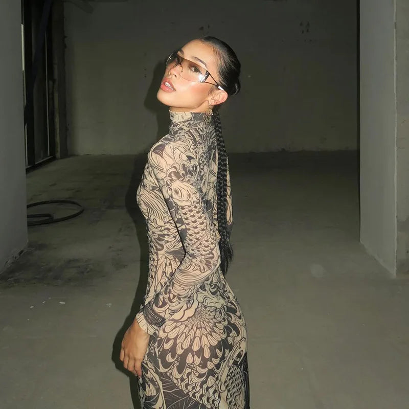 Vinny Mesh Dress