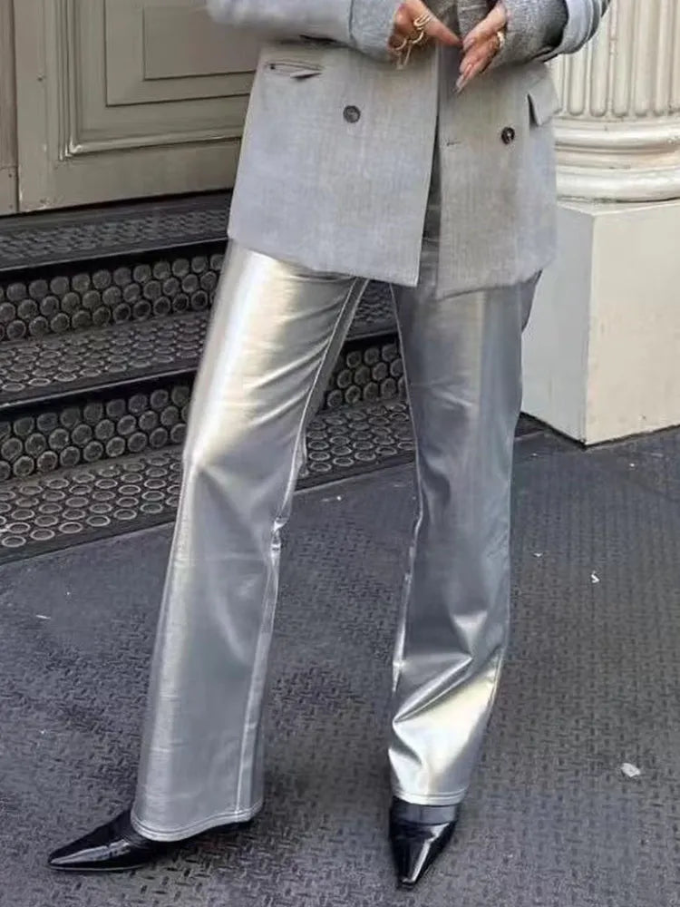 TEREZA Silver Trousers