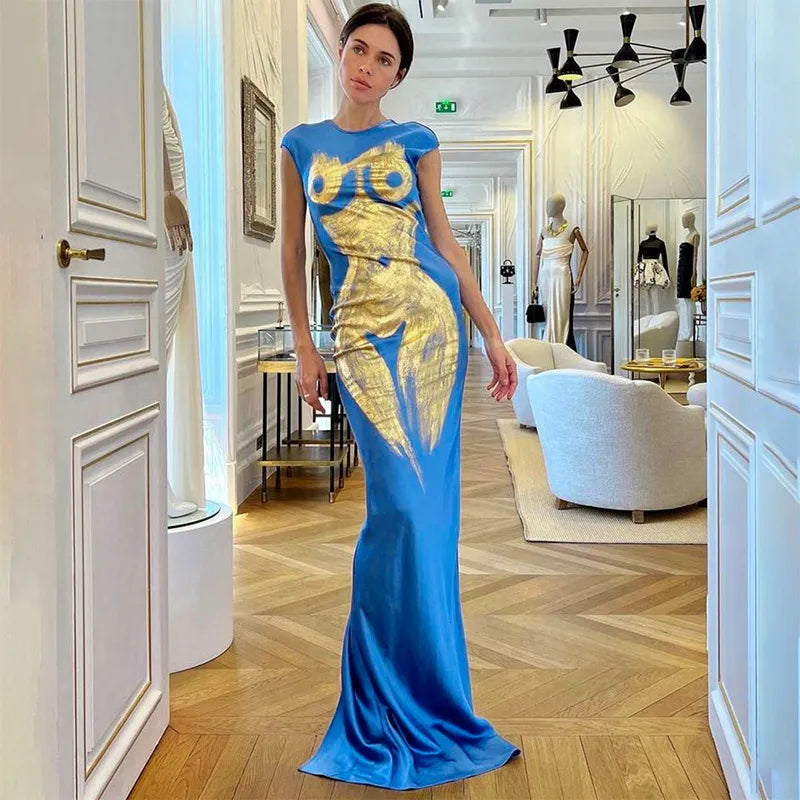 Slavino Long Dress