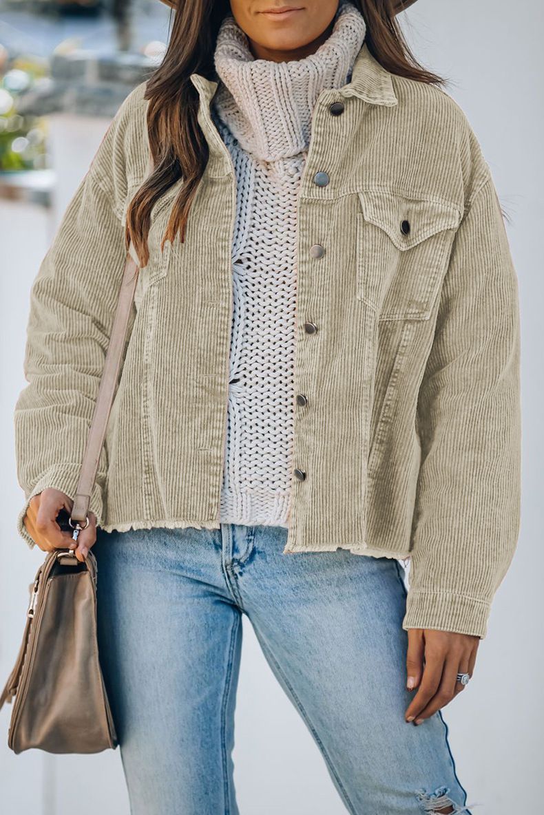 Ripped Hem Oversized