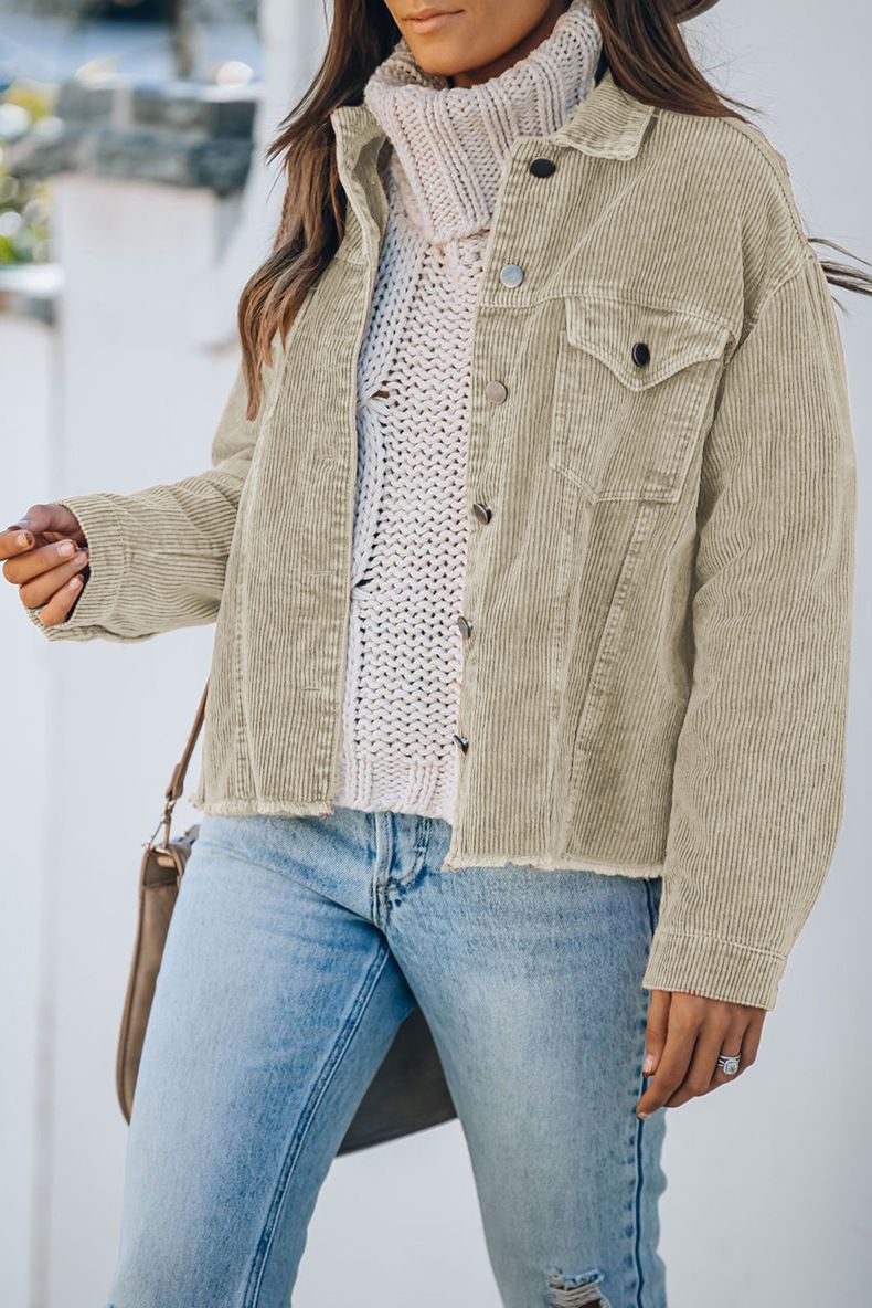 Ripped Hem Oversized