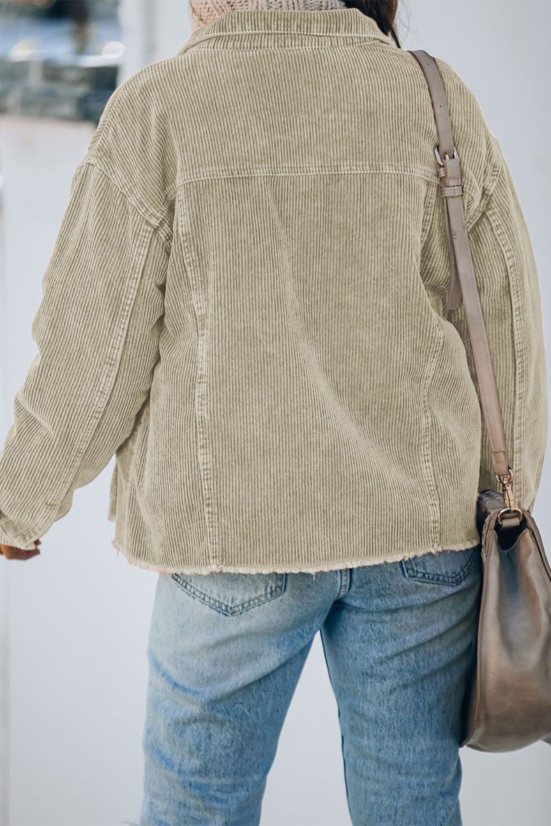 Ripped Hem Oversized