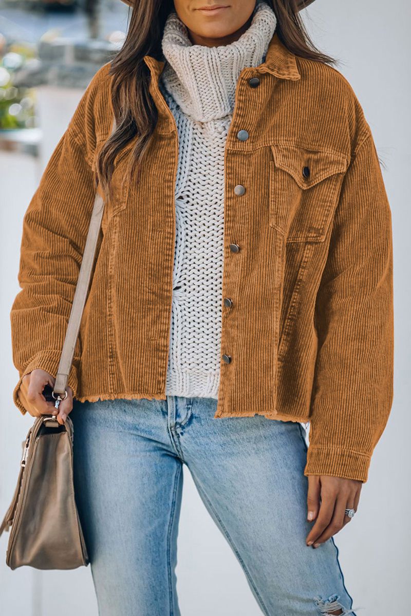 Ripped Hem Oversized