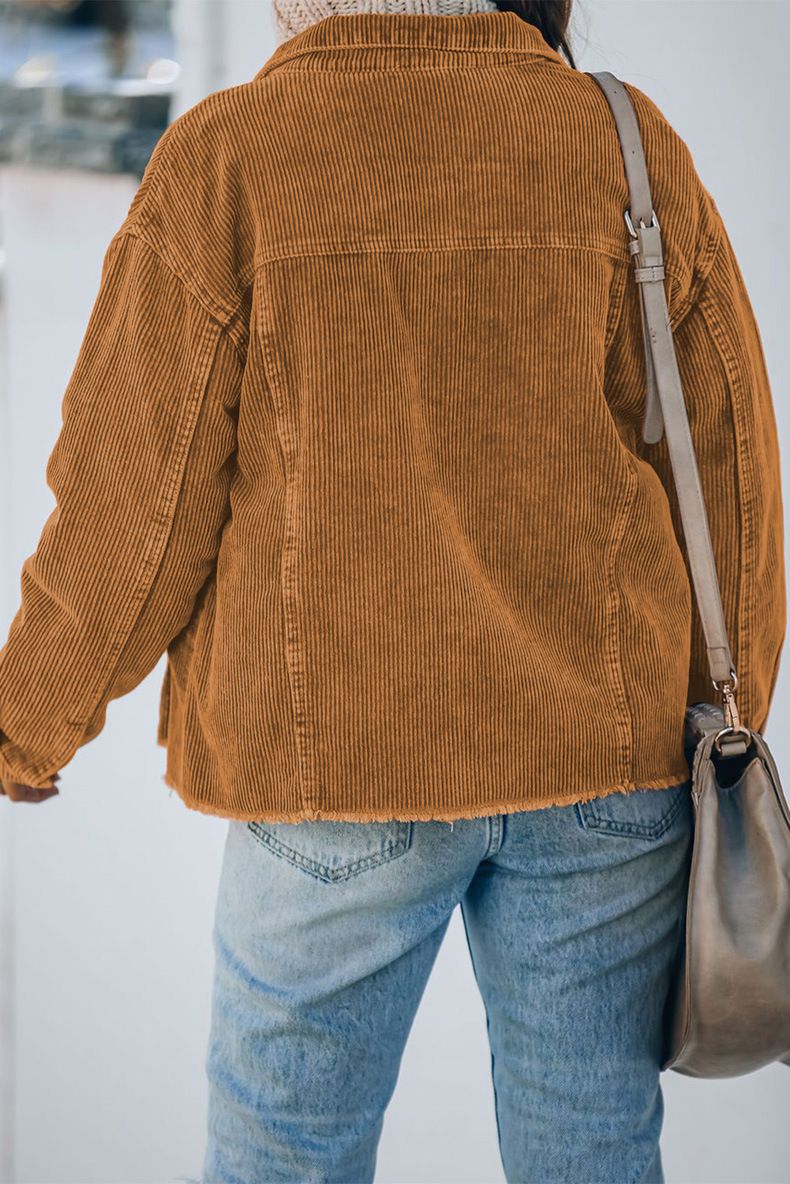 Ripped Hem Oversized