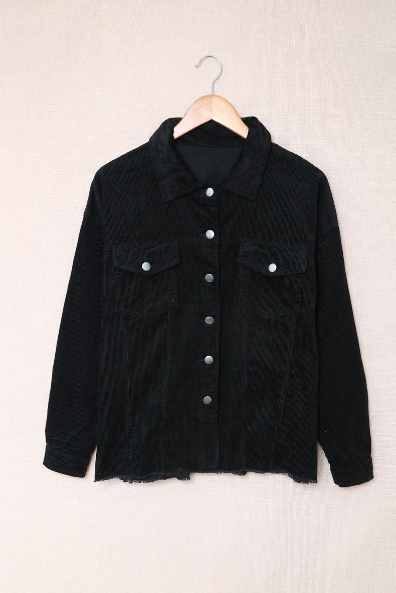 Ripped Hem Oversized