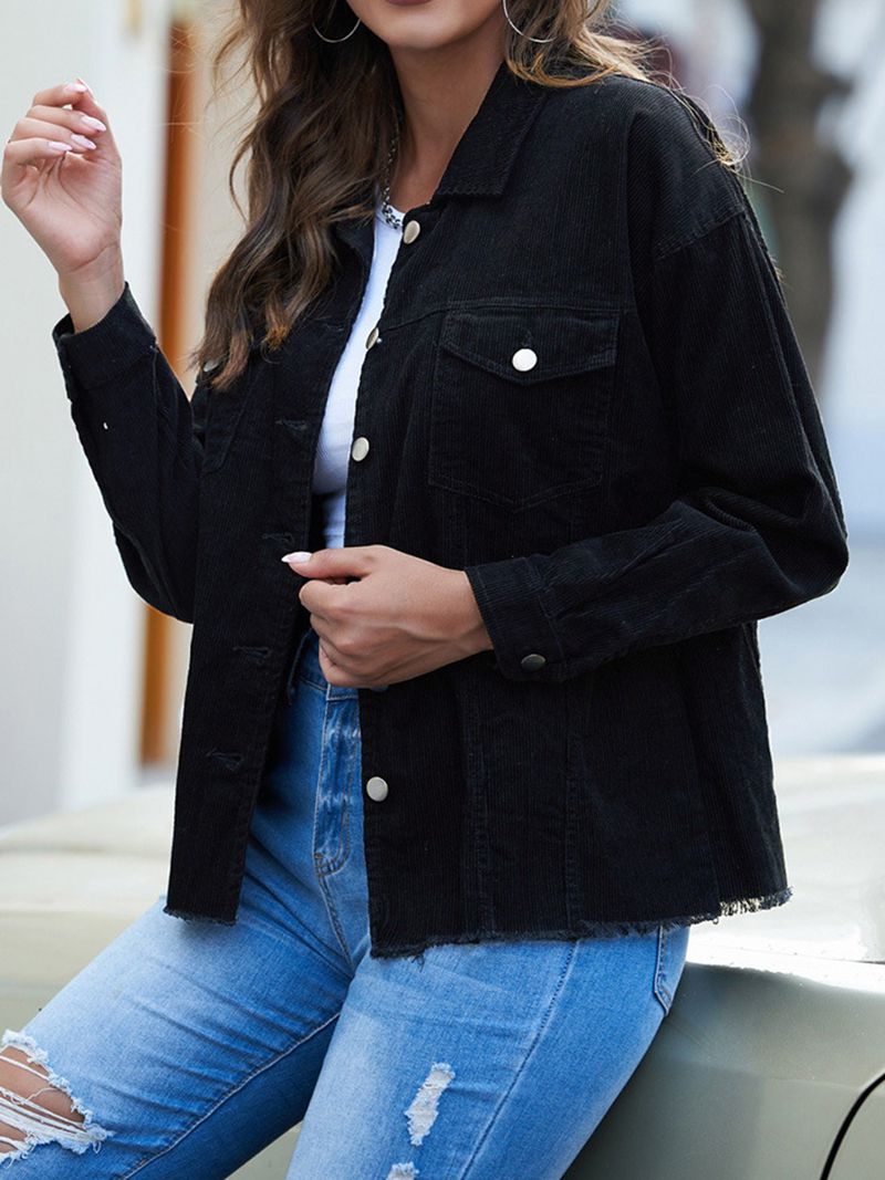 Ripped Hem Oversized
