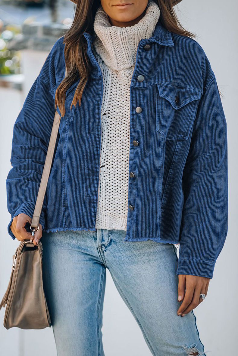 Ripped Hem Oversized
