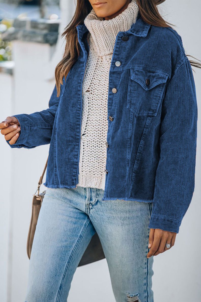 Ripped Hem Oversized