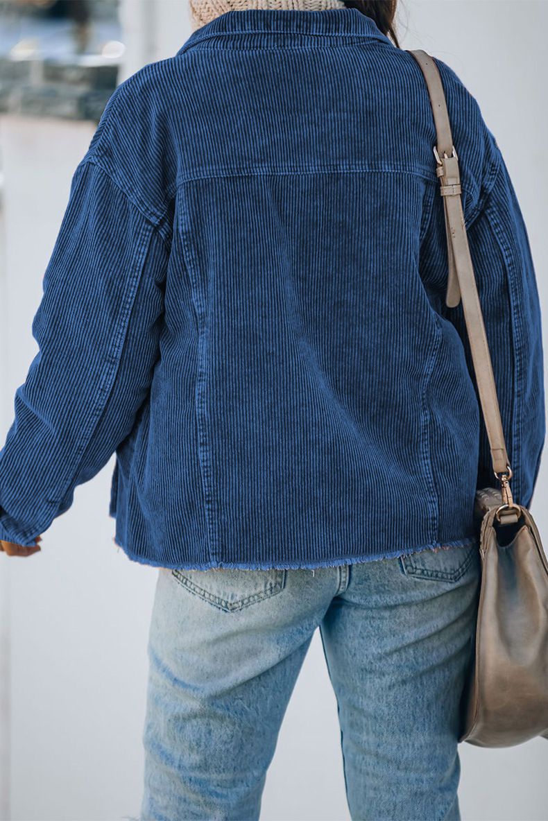 Ripped Hem Oversized