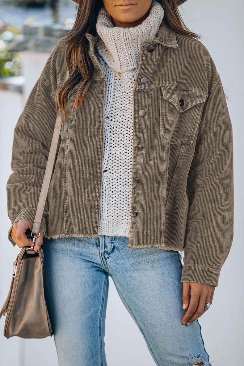 Ripped Hem Oversized