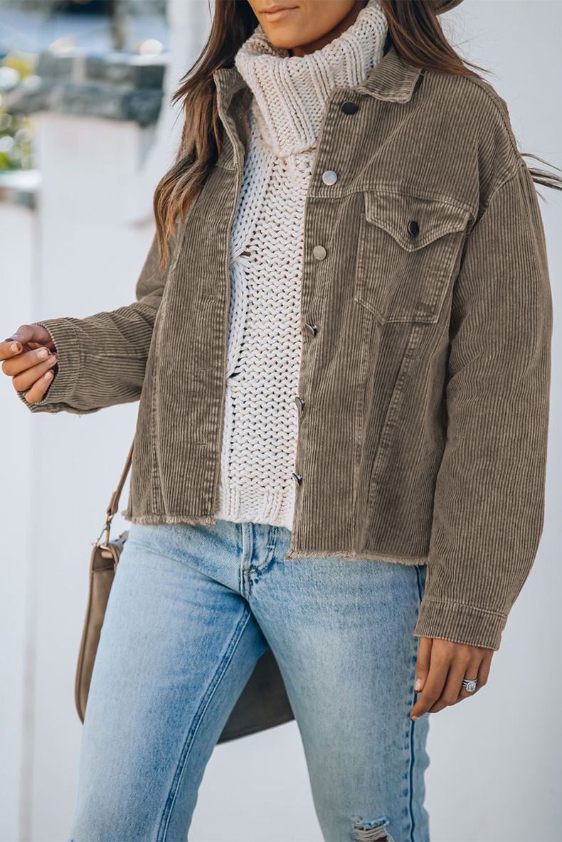 Ripped Hem Oversized