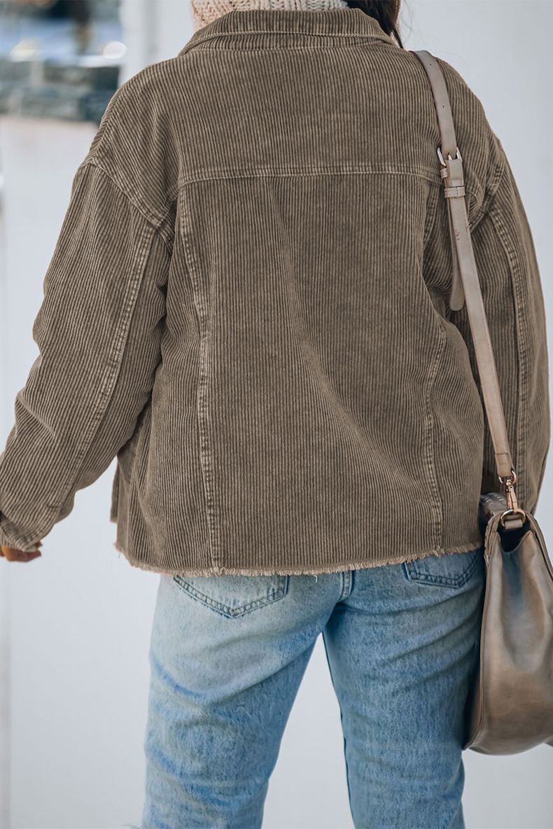Ripped Hem Oversized