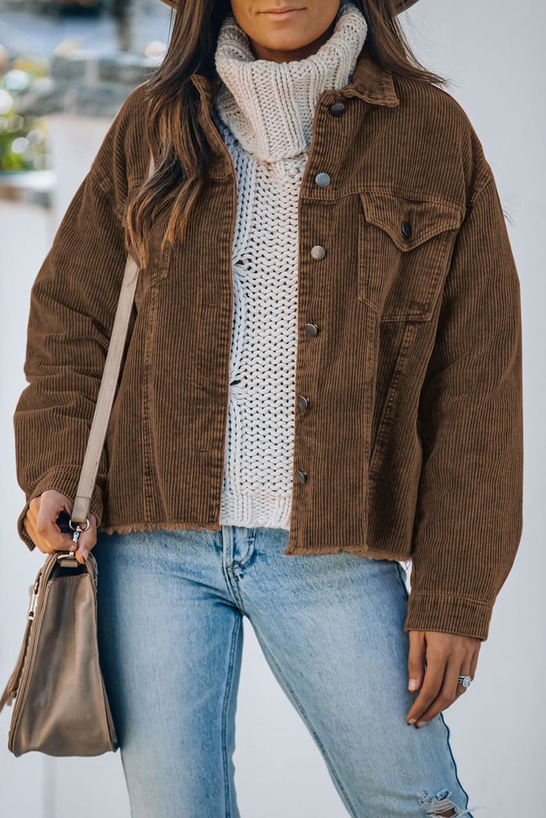 Ripped Hem Oversized