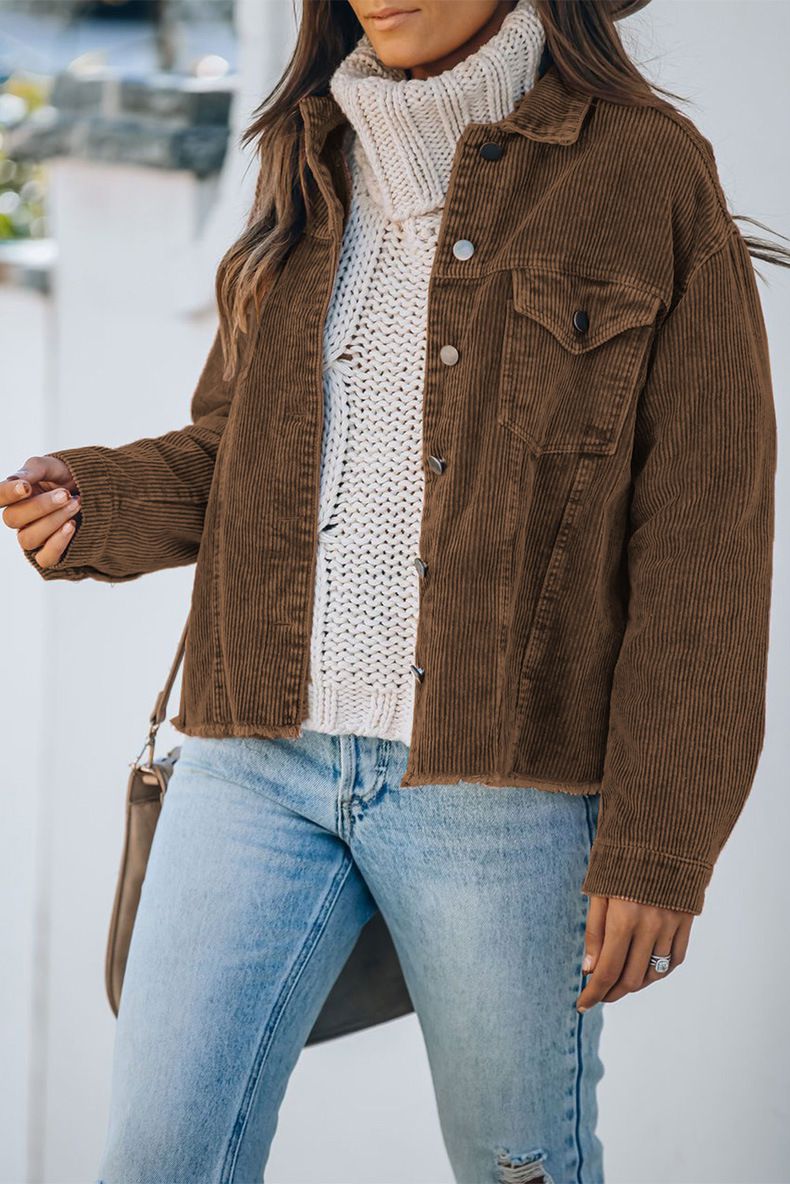 Ripped Hem Oversized