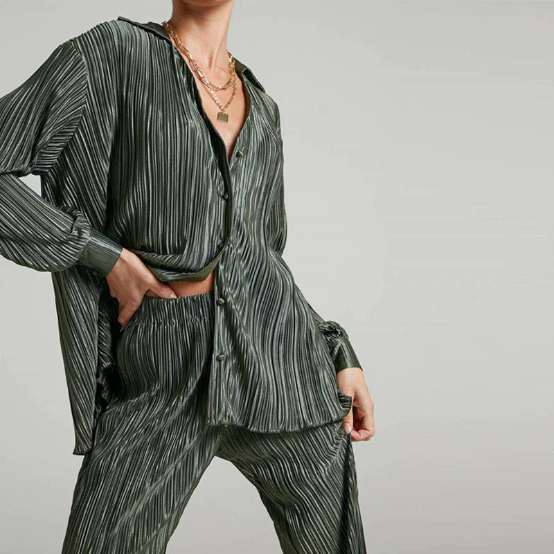 Birt Pleated Suit