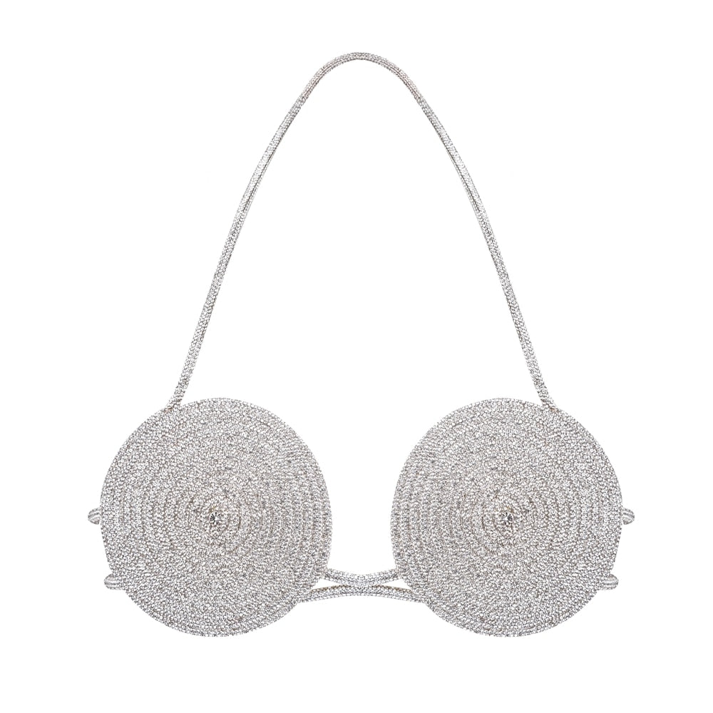 STRASS SPIRAL BRA TOP