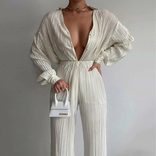 Birt Pleated Suit
