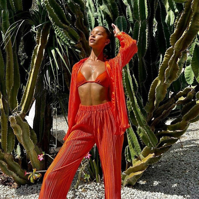 Birt Pleated Suit