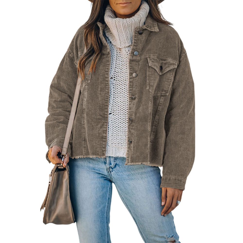 Ripped Hem Oversized