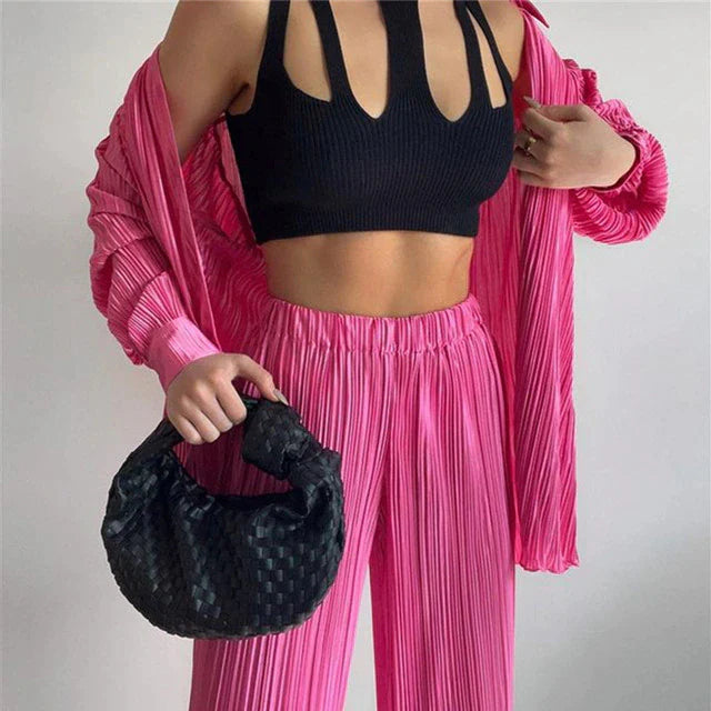 Birt Pleated Suit