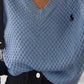 Chunky V Neck