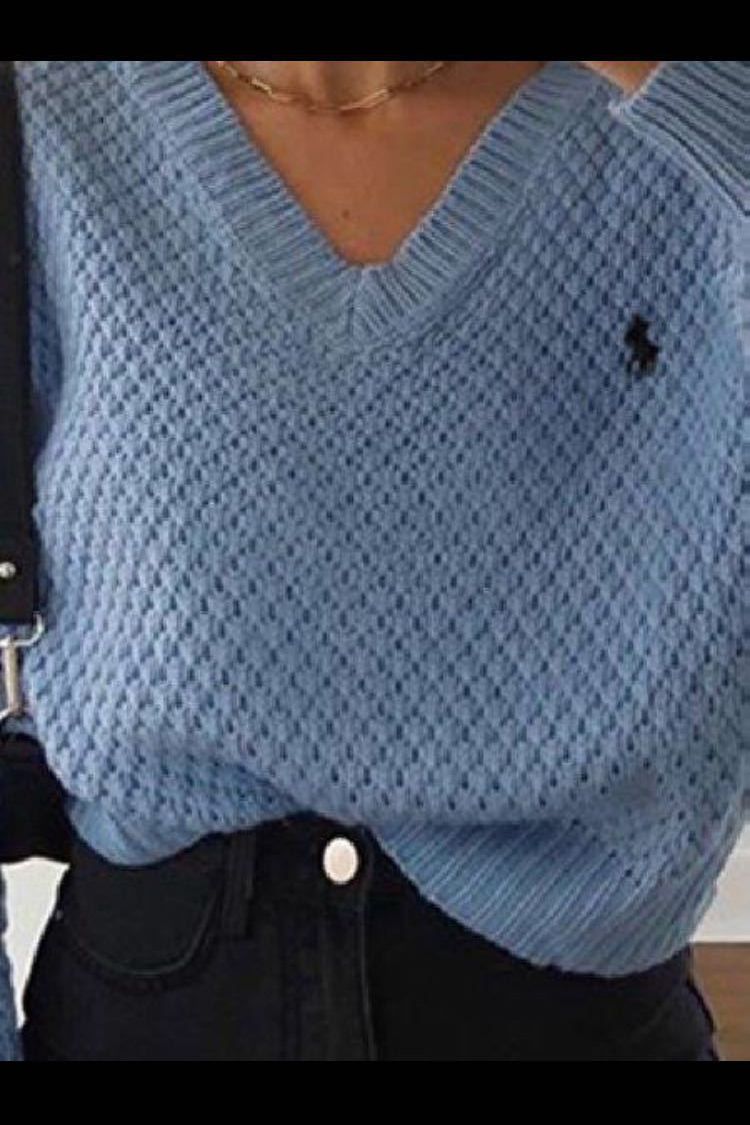 Chunky V Neck