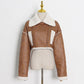 Faux Leather Sueded