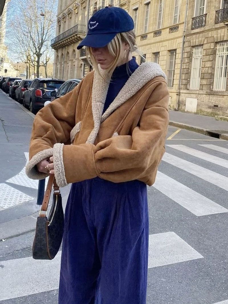 Tan Faux Lambskin