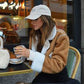 Tan Faux Lambskin
