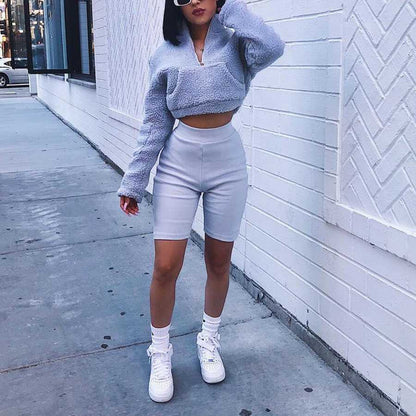 Polo Cropped Faux