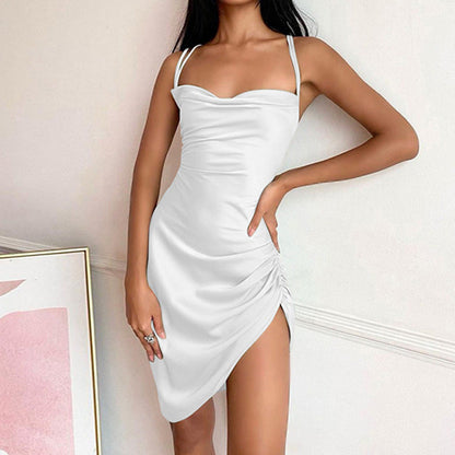 Cowl Neck Side Shirring