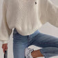 Chunky V Neck