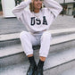 USA College Crewnecks