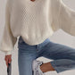 Chunky V Neck