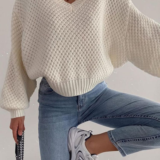 Chunky V Neck