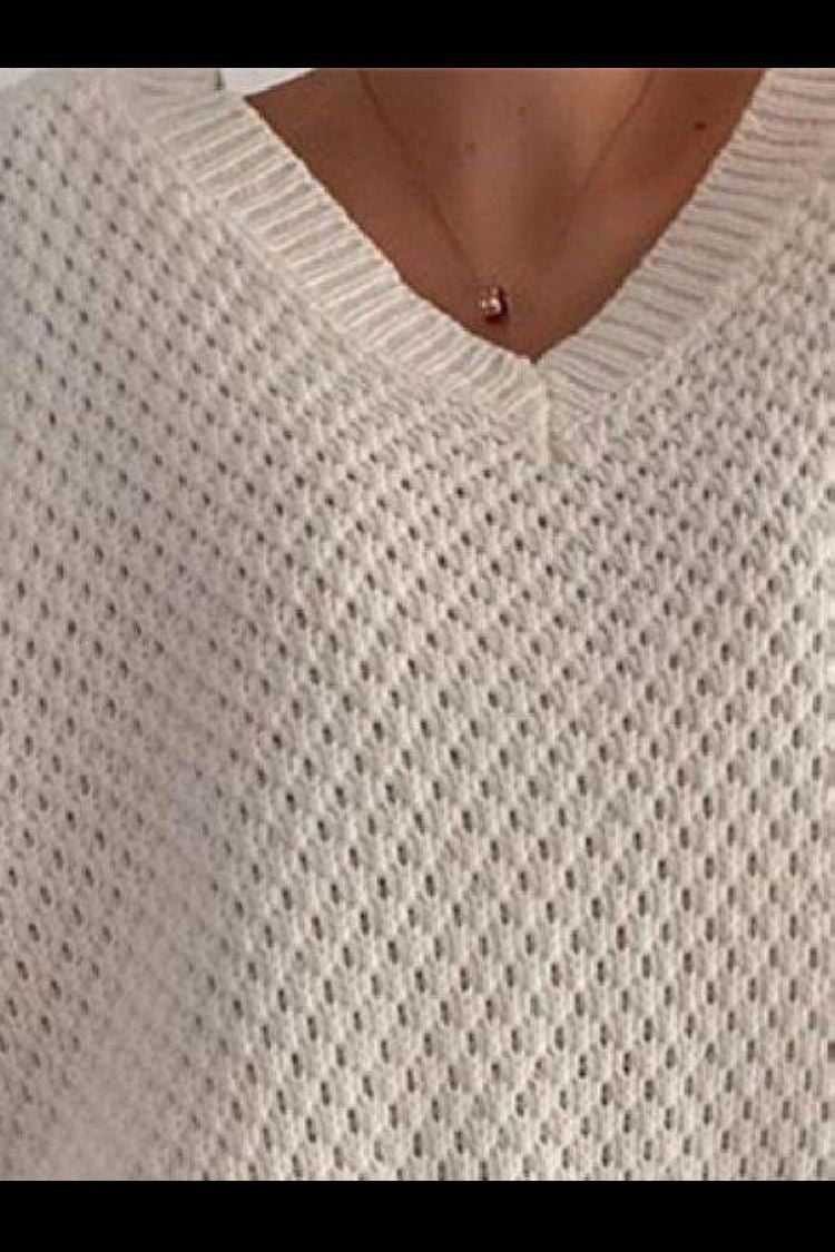 Chunky V Neck