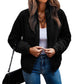 Stand Collar Wide Ribbed