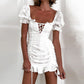 Frill White Cotton